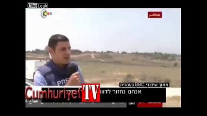 BBC muhabirine Gazze'de saldırı