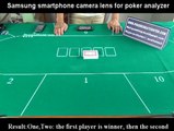 Samsung smartphone camera lens for poker analyzer