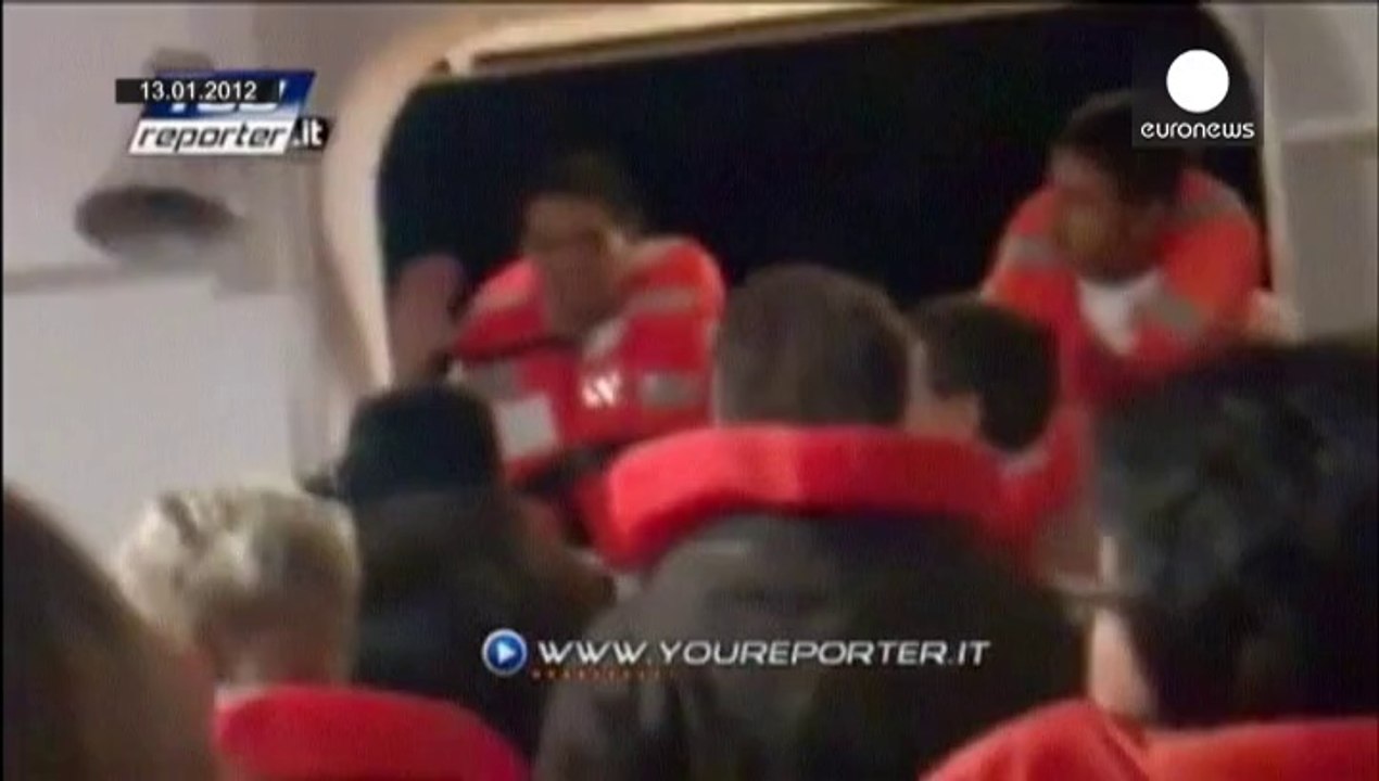 Costa Concordia leaving wreck site to be towed to Genoa