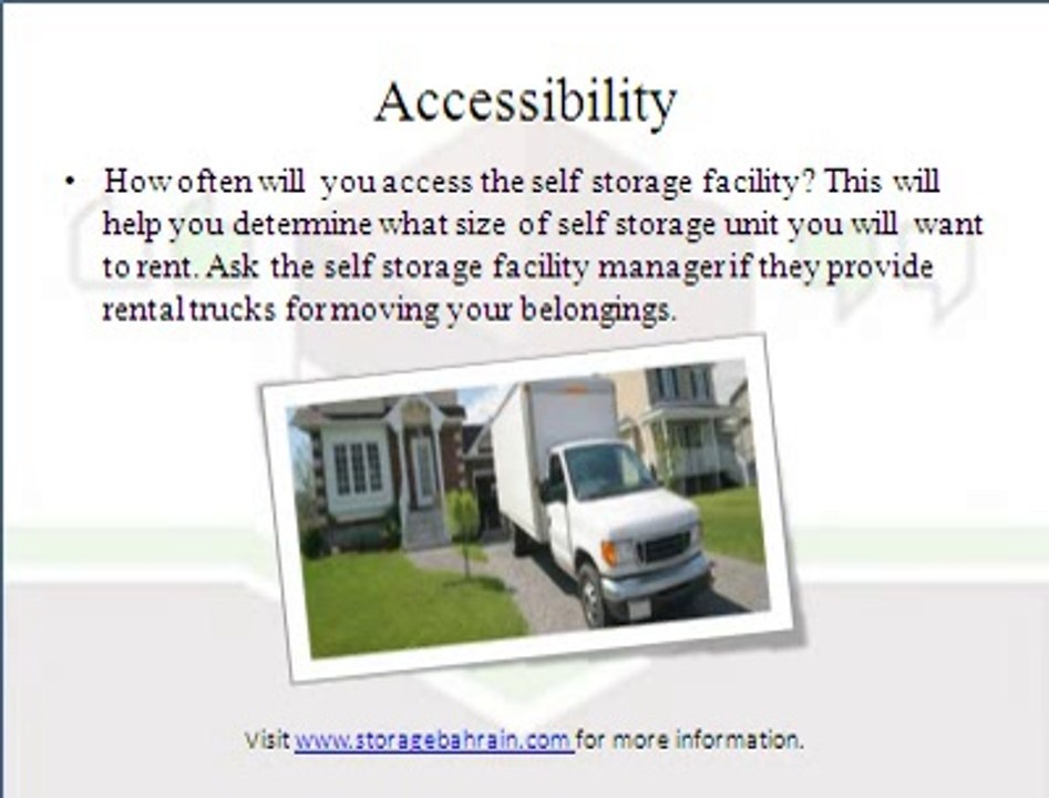 5 Factors to consider while Renting a Self Storage in Bahrain