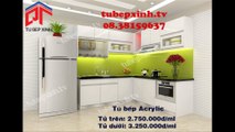 Tủ bếp, tủ bếp MFC, tủ bếp Acrylic với nhiều thiết kế hiện đại tại Tủ Bếp Xinh 08.38159637
