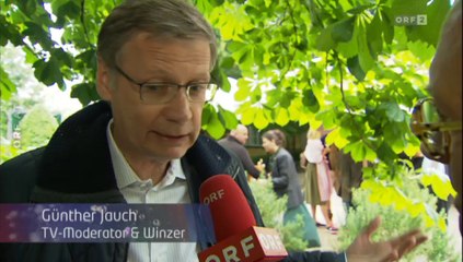 Seitenblicke Günter Jauch als Winzer am Attersee