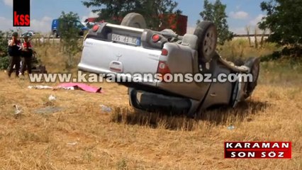 trafik kazası 2 can aldı