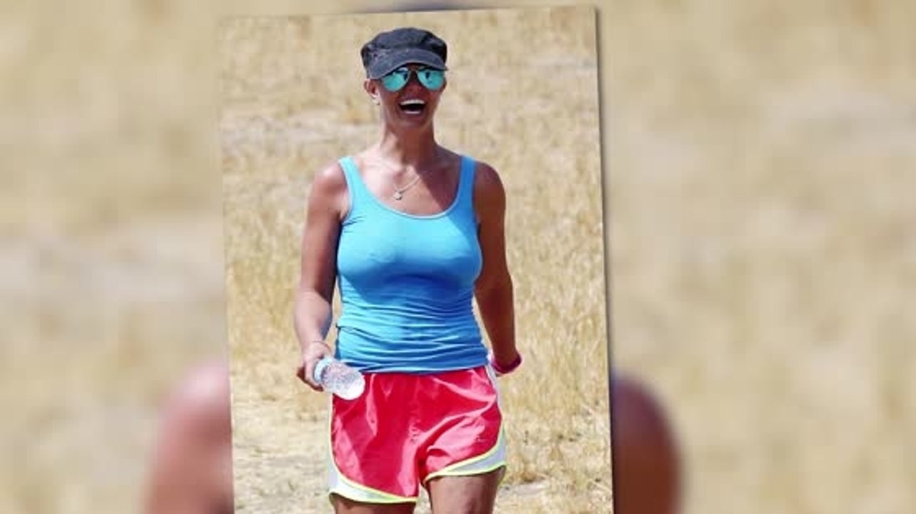 Britney Spears macht eine Bergwanderung in Santa Monica
