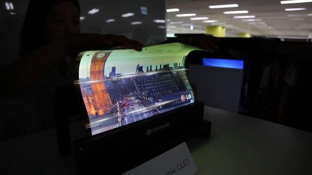 LG's rollable TVs are (predictably) very flexible