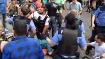 Brutaler Polizeiübergriff, 5. Juli 2014, Berlin Kreuzberg Görlitzer Park  Ohlauer Straße