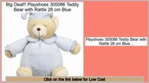 Comparison Playshoes 305086 Teddy Bear with Rattle 28 cm Blue