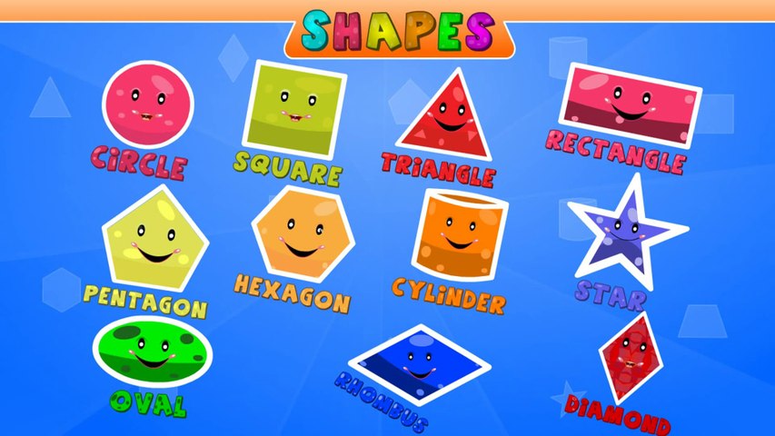 Rhombus Shapes For Kids
