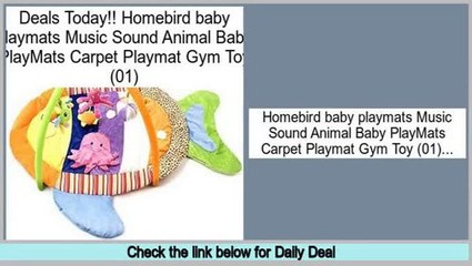 Reports Reviews Homebird baby playmats Music Sound Animal Baby PlayMats Carpet Playmat Gym Toy (01)
