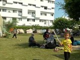 REPORTAGE - Proche-Orient: des Palestiniens se réfugient devant l'hôpital - 23/07