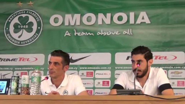 Δημοσιογραφική Κ. Καϊάφα - Ερωτήσεις Δημοσιογράφων - Ομόνοια Europa League 23/7/2014