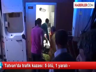 Bitlis'te Kaza: 5 Ölü, 1 Ağır Yaralı