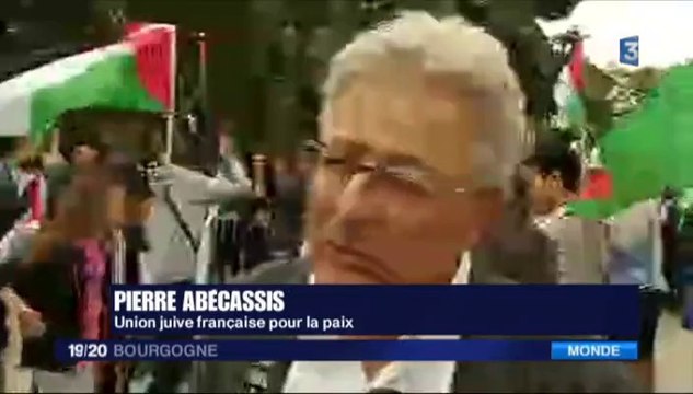 Manifestation à Dijon en soutien aux Palestiniens - 19-20 Bourgogne - 22-07-2014