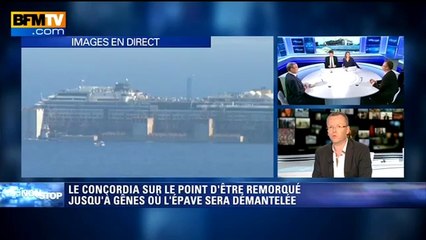 Le Concordia a quitté l'île de Giglio pour Gênes - 23_07_(360p)