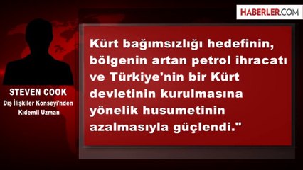 ABD Dış İlişkiler Konseyi: Türkler Bağımsız Kürdistan Fikri ile Barıştı