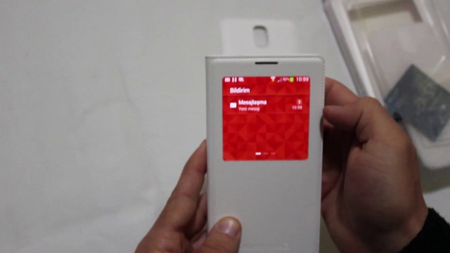 Samsung Galaxy Note 3 S View Cover Kılıf İncelemesi - EF-CN900B
