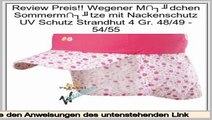 effizient Wegener M�dchen Sommerm�tze mit Nackenschutz UV Schutz Strandhut 4 Gr. 48/49 - 54/55