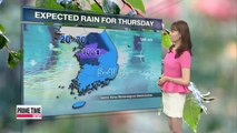 Showers in most regions on Thursday