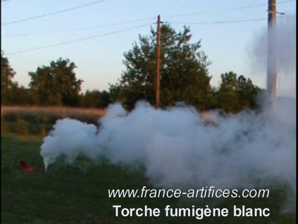 torche fumigene blanc disponible sur www.france-artifices.com