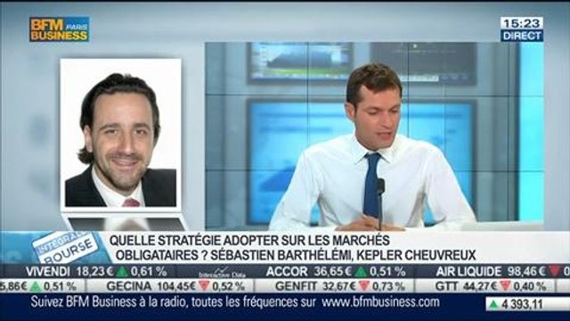Crise de BES: quelle stratégie adopter sur les marchés obligataires ?: Sébastien Barthélémi, dans Intégrale Bourse – 23/07