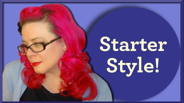 Easy Rockabilly Hairstyle {Using Only 3 Products} - Great for Beginners