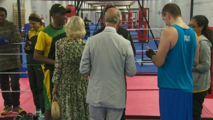Charles and Camilla meet Commonwealth Games athletes