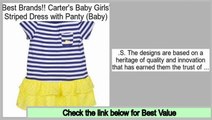 Best Brands Carter's Baby Girls' Striped Dress with Panty (Baby)