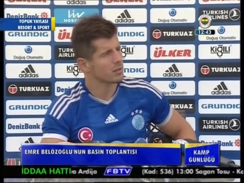 Emre Belözoğlu'nun Basın Toplantısı - Topuk Yaylası