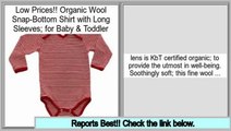 Consumer Reports Organic Wool Snap-Bottom Shirt with Long Sleeves; for Baby & Toddler