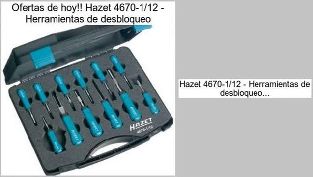 ofertas Hazet 4670-1/12 - Herramientas de desbloqueo