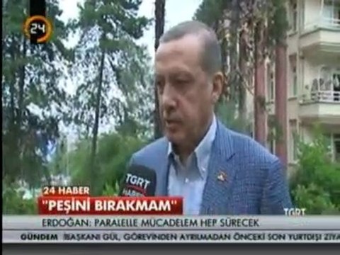 Başbakan Erdoğan Cumhurbaşkanı Seçilmesi Durumunda Hükümetin Paralel Yapı Diye Tanımladığı Yapının Kırmızı Kitaba Gireceğini Açıkladı