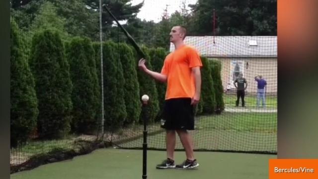 Man's Impressive Baseball Bat Tricks Make Him Vine's Latest Star