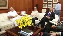 President of World Bank Dr. Jim Yong Kim meets PM Narendra Modi