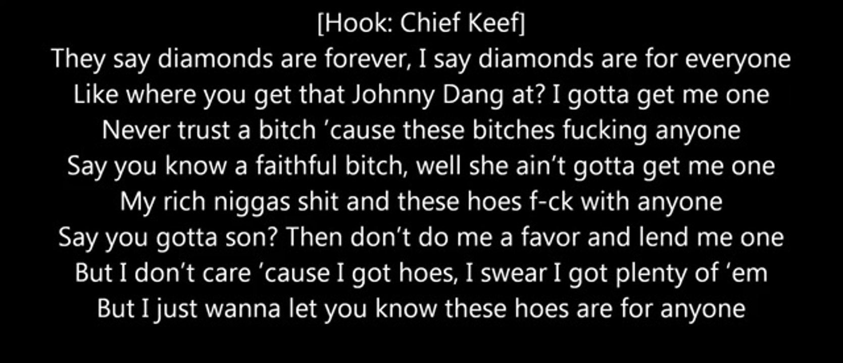 Chief Keef Ft. Ballout - Diamonds For Everyone (Lyrics / Paroles)