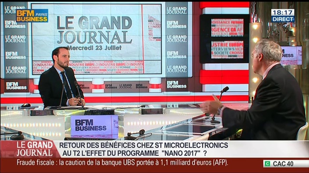 Jean-Marc Chery, directeur général de STMicroelectronics, dans Le Grand Journal - 23/07 1/7