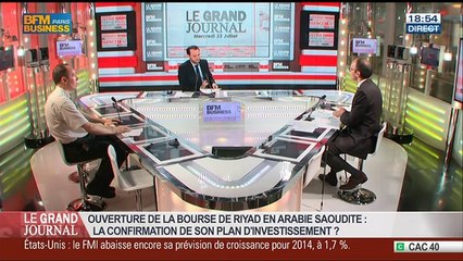 Francis Perrin et Benaouda Abdeddaïm, dans Le Grand Journal - 23/07 4/7