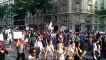 Manifestation pro-palestinienne a Paris