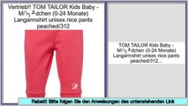 Beste Berichte TOM TAILOR Kids Baby - M�dchen (0-24 Monate) Langarmshirt unisex nice pants peached/312