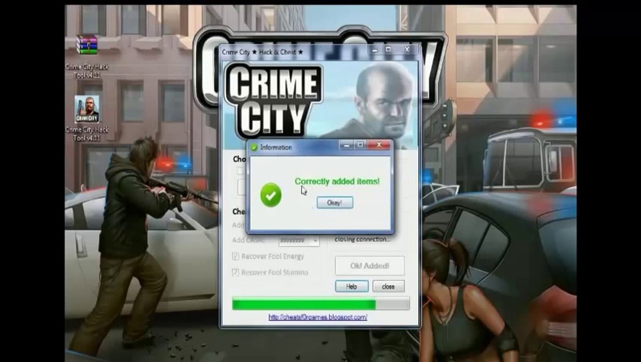 Crime City Hack Tool