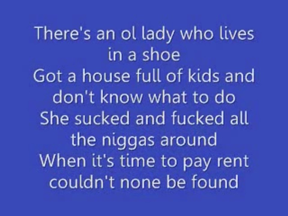 Dirty nursery rhymes 2 Live Crew (Lyrics / Paroles) Vidéo Dailymotion
