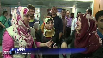 Gaza hospital flooded with injured children following airstrike