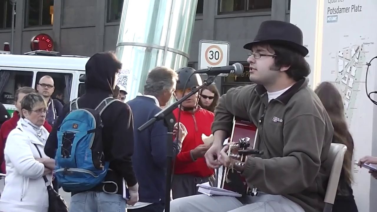 Mahnwache Berlin 23.06.2014 Phillip - Kollektives Nervensystem (Song)