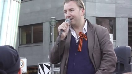 Mahnwache Berlin 23.06.2014 Stefan berichtet über der Situation in der Ukraine