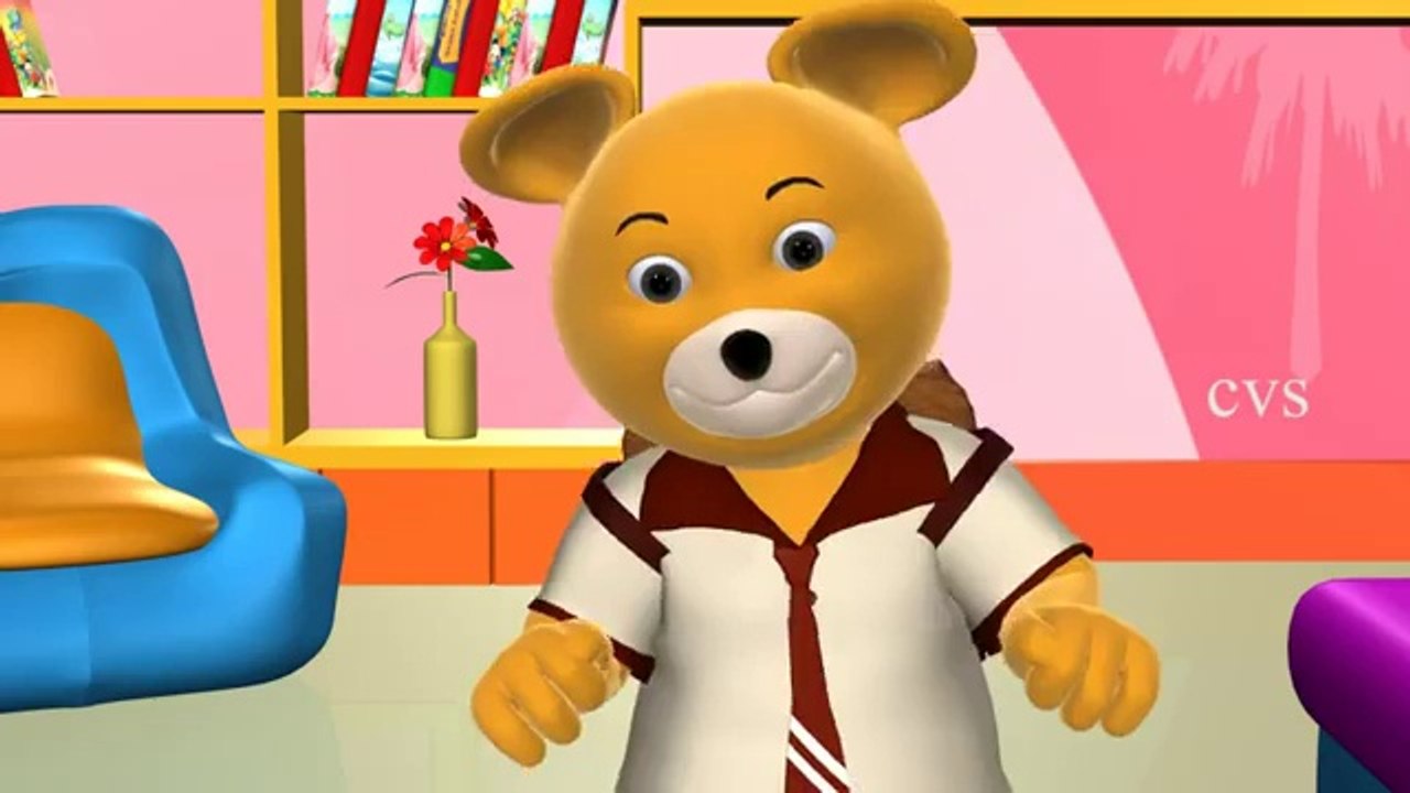 Teddy Bear Teddy Bear turn around - 3D Animation English Nursery rhyme song for children - YouTube