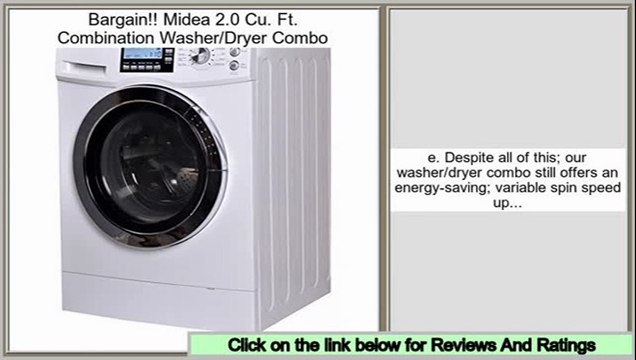 Cheap Deals Midea 2.0 Cu. Ft. Combination Washer/Dryer Combo