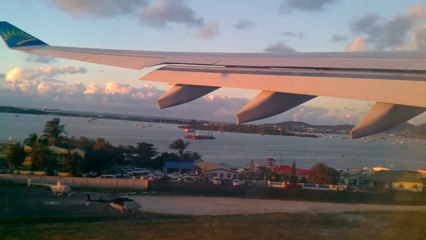 Taking off from St Martin