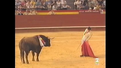 El Juli en Valencia en 2001 Feria de Julio