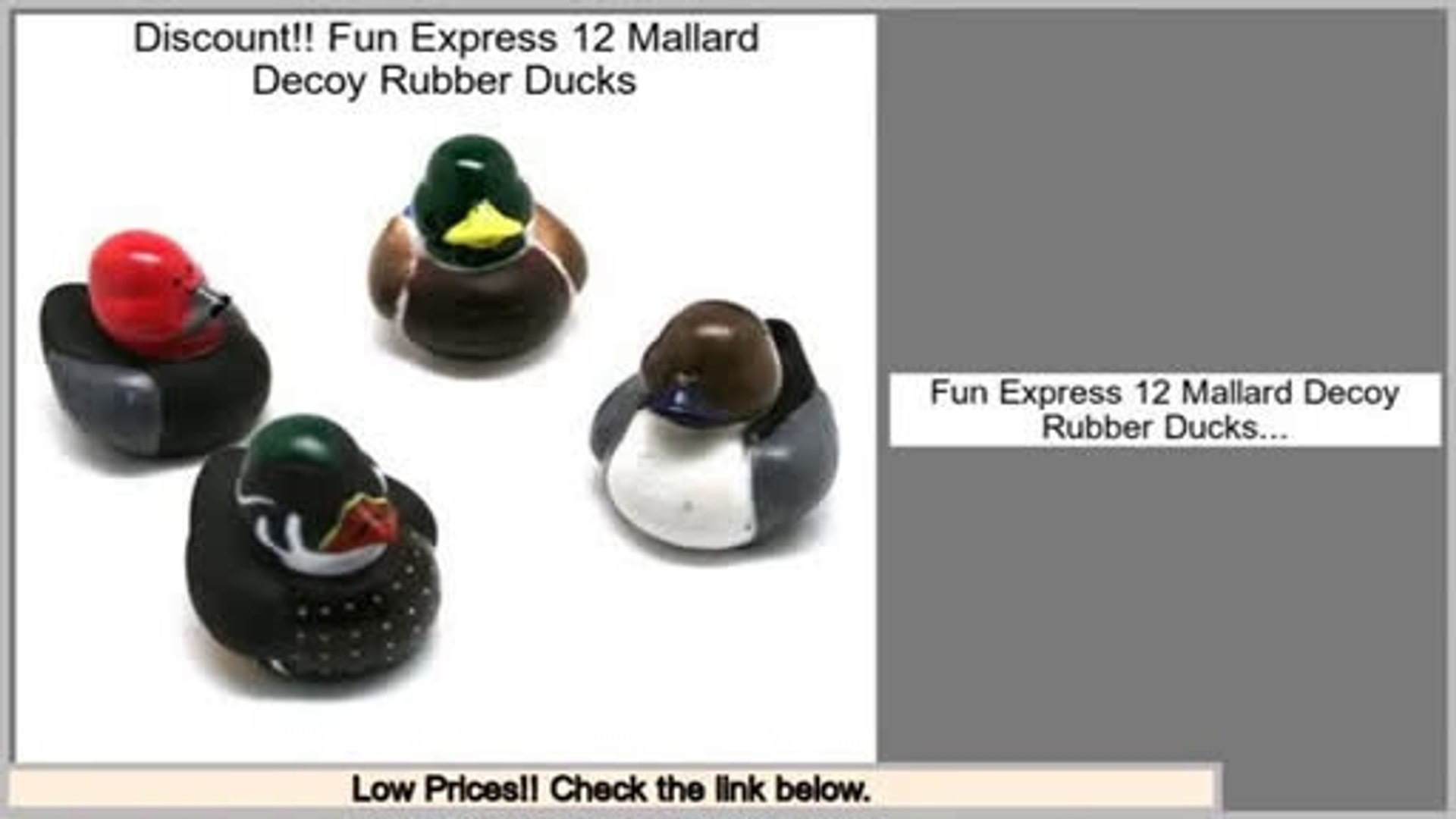 fun express rubber ducks