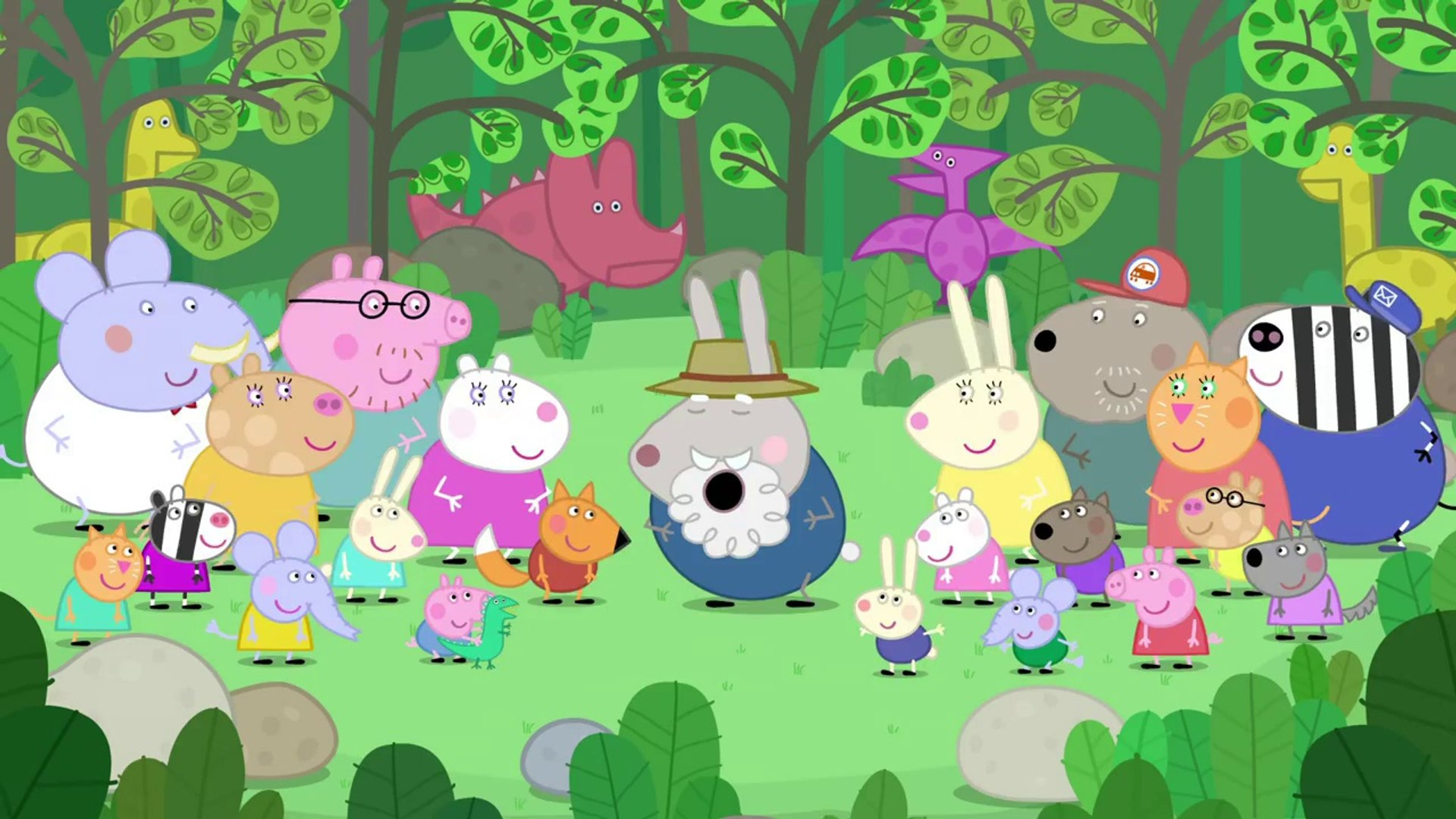 Peppa Pig - Grampy Rabbit's Dinosaur Park - video Dailymotion