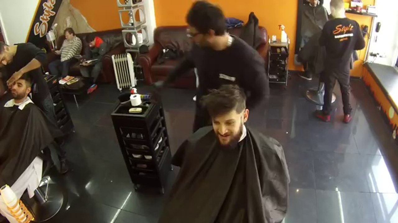 LEX LIFESTYLE #3_ Part 1 Cutting & Styling Pompadour Haircut & Shaping Beard Mustache